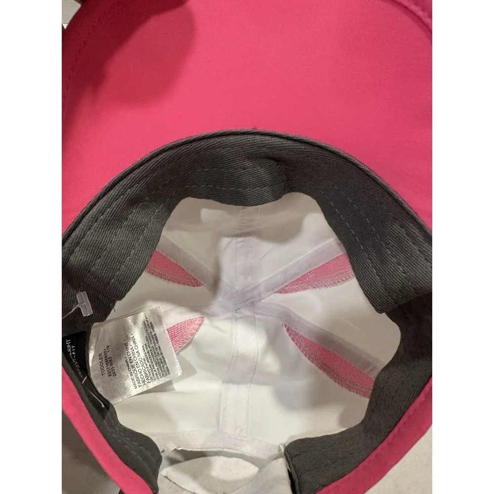 Nike Featherlight Dri Fit Toddler Hat Cap Pink White Light Weight